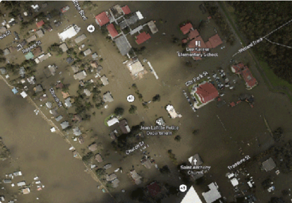 Hurricane Ida After Image